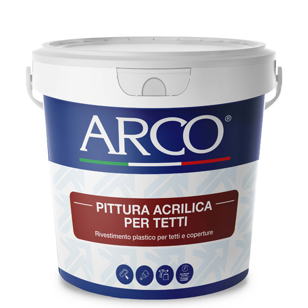 Pittura acrilica per tetti