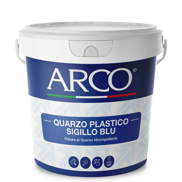 QUARZO PLASTICO FINO E MEDIO SIGILLO BLU