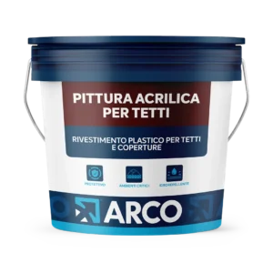 Pittura acrilica per tetti